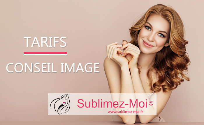 Tarif conseil en image Alpes-Maritimes, prix conseil en style coiffure et maquillage Alpes-Maritimes, tarifs accompagnement tri de dressing, shopping personnalisé, personal shopper Alpes-Maritimes