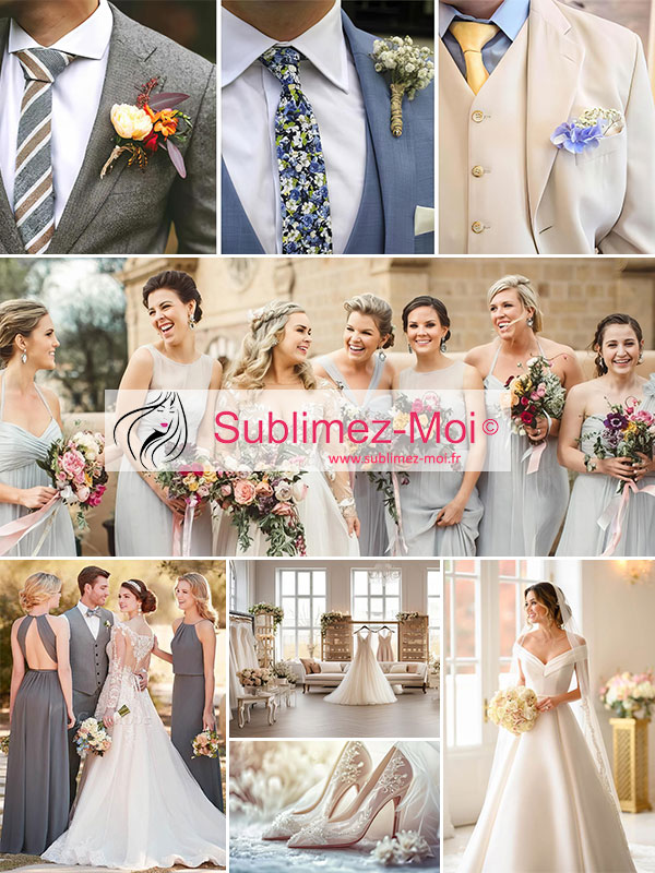 Conseil en image pour mariage, coach robe de mariée, coaching robes de demoiselles d'honneur, smoking et costume de garçons d'honneur, conseils tenues de mariage chinois